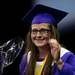 Valedictorian Meagan Winkelseth acknowledges faculty members with flowers during the Ypsilanti High School Commencement at the Convocation Center on Tuesday, June 4. This is the 164th and final graduating class. Daniel Brenner I AnnArbor.com